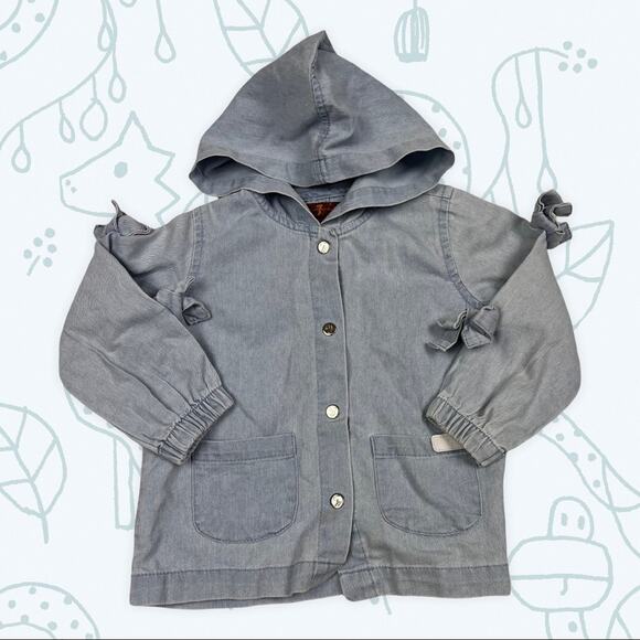 7 for all mankind girls denim jacket - Picture 1 of 4